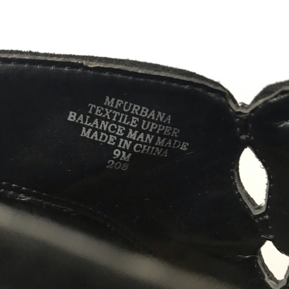 Marc Fisher Black Suede Corset Lace Up Bottie Open Toe  Heel Shoes - Picture 6 of 8